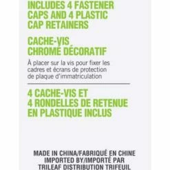 AutoTrends Chrome License Plate Fastener Caps -AutoTrends Shop chrome fastener caps bd1f7666 196e 43bd 99dd c804274e7ee3