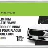AutoTrends Slim Rim License Plate Frame -AutoTrends Shop chrome slim rim license plate frame ccba3b1f b3ff 4c56 9652 c00c9b78a528