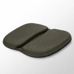 AutoTrends Foldable Honeycomb Gel Seat Cushion, Dark Grey