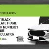 AutoTrends Monterey License Plate Frame, Black