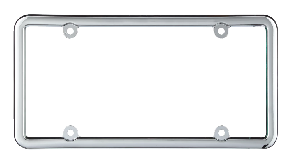 AutoTrends Monterey License Plate Frame, Chrome Finish 5 AutoTrends Monterey License Plate Frame, Chrome Finish - Image 3