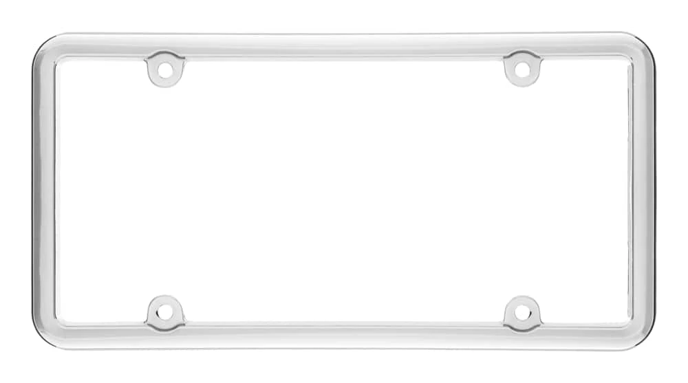 AutoTrends Monterey License Plate Frame, Chrome Finish 4 AutoTrends Monterey License Plate Frame, Chrome Finish - Image 2