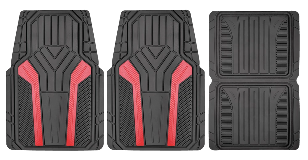 AutoTrends Carbon Fibre Floor Mats, 4-pk 3 AutoTrends Carbon Fibre Floor Mats, 4-pk