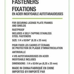 AutoTrends Self-Tapping License Plate Fasteners -AutoTrends Shop stainless steel self tapping fasteners 35b49fa3 c25a 4b56 ba2d f6c0274702c7