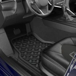 AutoTrends Tile Pattern All Season Car Floor Mat, Black, 4-pk 7 AutoTrends Tile Pattern All Season Car Floor Mat, Black, 4-pk -AutoTrends Shop tile pattern floor mats 4 pc d57e50c8 31a7 46b6 8966 1dd4b6f6a2ae
